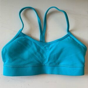 Lululemon Turquoise Flow Y Bra size 4